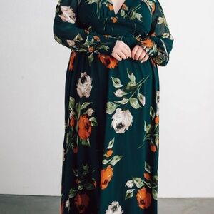Baltic Born Olivia Maxi Dress - Deep Topaz Floral